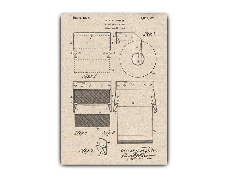 Toilet Paper Holder Patent